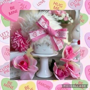💘Valentine’s Day Marshmallow Mug Hat, Valentine Tier Tray Decor, Rae Dunn